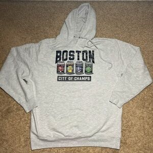 Chowdaheadz Boston 4-Pack Champions Hoodie Unisex Lightweight Pullover Hoodie XL
